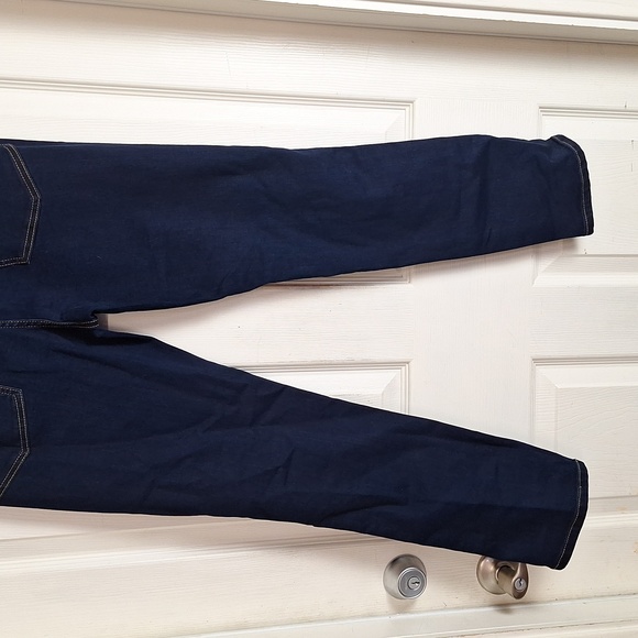 We Wore What High Rise Danielle  Jeans Dark Wash Button Fly 28 vintage straight - Picture 12 of 12